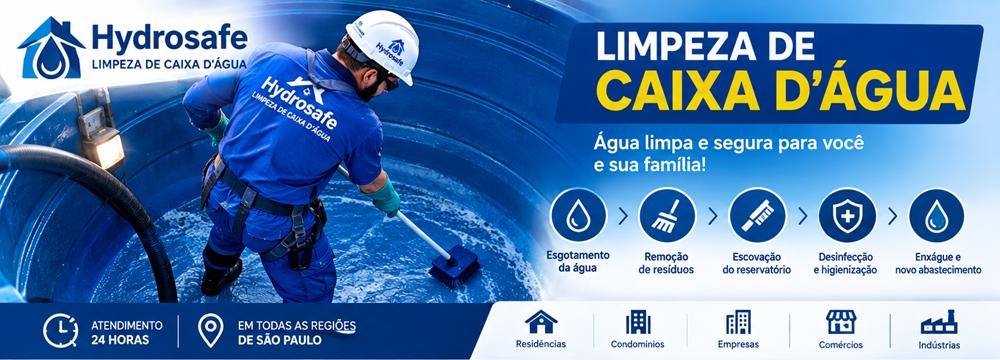 Limpeza de Caixa D'Água